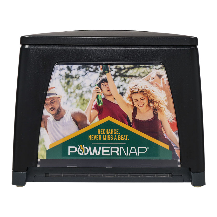 PowerNap Napkin Dispenser with Built-in Charger (black)